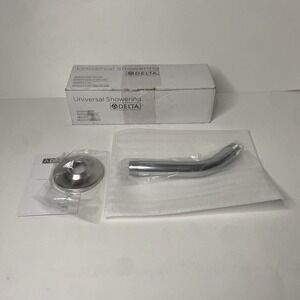 Delta Faucet U4993 Shower Arm & Flange, Chrome New Open Box Ships Free TODAY